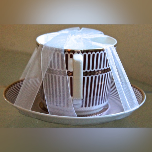 GRACES TEAWARE CUP SAUCER SET NEW PORCELAIN - Picture 9 of 12